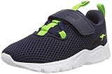  KangaROOS Unisex-Kinder K-Jube EV Sneaker, Blau (Dk Navy/Lime 4054), 39 EU