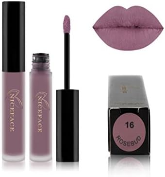 21 Colors Non-stick Cup Waterproof Lipgloss Matte Liquid Lipstick Long Lasting Lip Gloss Matte Rouge A Levre Labial Lips Makeup Cosmetics (# 6)