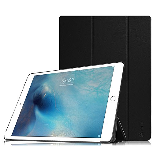 Fintie iPad Pro 12.9 Zoll Hülle - Ultra Schlank Superleicht Ständer Schutzhülle SmartShell Cover Case Tasche mit Auto Schlaf / Wach Funktion für Apple iPad Pro 12,9 Zoll (2015 Version), Schwarz