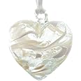 Milford Collection Glass Friendship Heart Small - Diamond