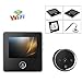 Produktbild LMtt Drahtlose Video-Doorbell, WiFi Doorbell Kamera, Peephole Kamera mit LED Screen,1200mAhBattery/Night Vision/
