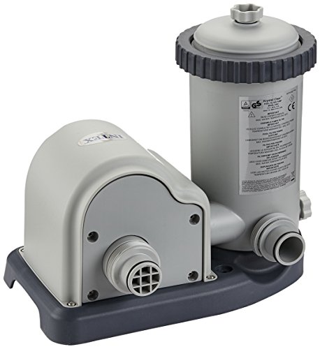 Intex 1500 GPH Cartridge Filter Pump (12 V), grau, 36x24x29 cm, 28636GS - 2