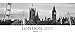 London 2015 - Panoramaformat (50 x 22) - schwarz/weiß - Landschaftskalender - Panoramakalender by 