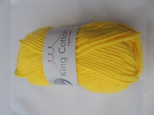Gründl King Cotton Set, 10 x 50 G, + kostenlose Anleitung für eine Häkelmütze Farbe frei wählbar(Farben bitte per Nachricht mitteilen) - 6