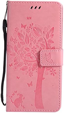 Google Pixel 2XL Flip Leather Case - High Quality PU Leather/Stent/Wallet/With Card Holder/Protection Case Cover for Google Pixel 2XL(Pink)