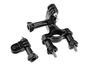 QuikProf Bike Motorcycle Handlebar Seatpost Pole Mount for Gopro Hero HD 1 2 3 with Free Pivot arms