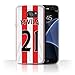 Price comparison product image Official Sunderland AFC Phone Case / Cover for Samsung Galaxy S7 Edge/G935 / M'Vila Design / SAFC Home Shirt/Kit 15/16 Collection