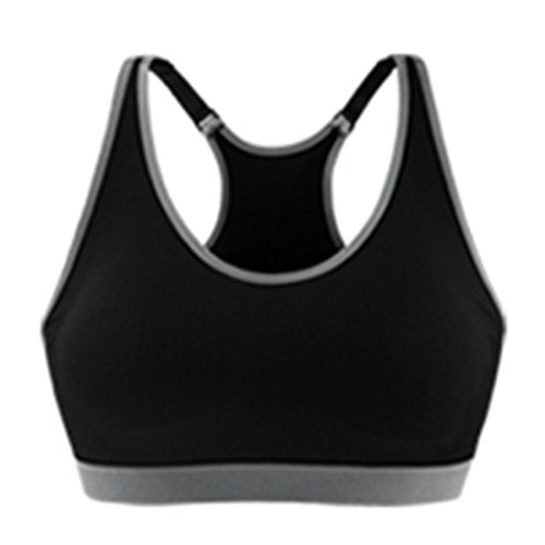 Jewelry_Awesome Komfort Damen Starker Halt Gepolsterter Push up Ohne Bügel Sport BH Bustier Stretch Sports Bra Top Für Yoga Fitness-Training - 6