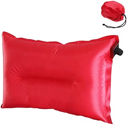 Self-inflating camping cushion, leisure, rectangular travel cushion, ultralight folding and inflatable outdoor air cushion, adjustable cushion for aeroplane, beach, bathtub