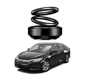 PRIKNIK Solar Energy Rotating Car Perfume with Long Lasting Organic Fragrance, Feel-Good Premium Car Air freshener Compatible with Honda Civic