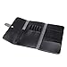 SODIAL(R) Hair Scissor Bag Pro Leather Scissors Waist Pack Hairdressing Tool Pouch Holder Case