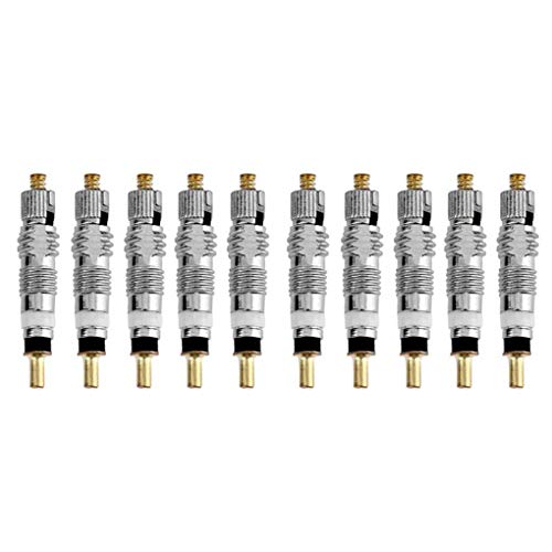 Preisvergleich Produktbild LEVEL GREAT 10PCS / Set Metall Kupfer Abnehmbarer Presta-Ventileinsatz-Fahrrad-Straßen... Luftpumpe Ventil