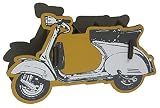 Diseño original Werkhaus 3405 - Portalápices con forma de motocicleta Vespa