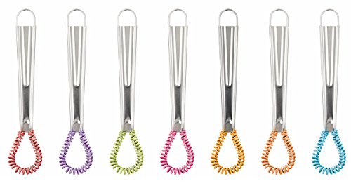 Colourworks „Magic“-Spiralschneebesen, 21 cm – Rot - 2