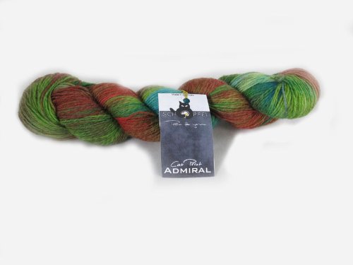Schoppel Zauberball, Wolle, Admiral Katze "Blooming Landschaften Sockenwolle, mehrfarbig, Farbe