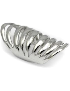elixir77uk Brosche Silber Farbe Layered Cartilage obere Ohrmuschel Ear Cuff Clip auf Wrap Helix Non gepiercten...
