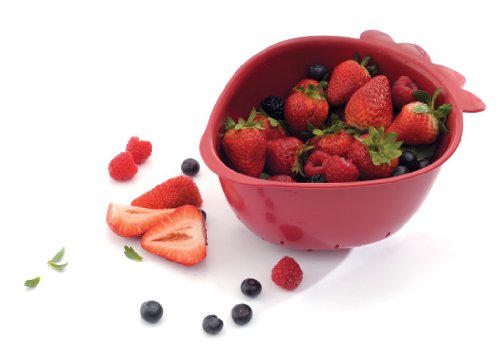 Norpro Erdbeer Mini-Sieb, Rot - 3