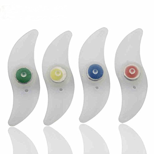 Dodolive Bicycle LED Spoke Light Wind Fire Wheels Silica Gel Wire Tyre Lamp Mountain Bike Wheel Light Pack of 2Pcs,Red