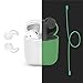 Produktbild Silikon Hülle für AirPods, Bandmax Silikon Schutzhülle Fluoreszenz Case Tasche Kopfhörer Halteband Halterung Kratzfest für Apple AirPods, Grün