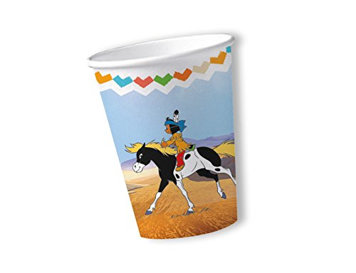 36-teiliges Party-Set – Indianer Yakari – Teller Becher Servietten für 8 Kinder - 3