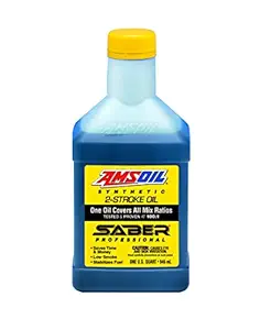 Amsoil ATPQT Saber Professional Synthetic 2-Stroke Oil, 1-Qt