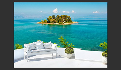FOTOTAPETE 400×280 cm – VLIES TAPETE PREMIUM – PROFI QUALITÄT – Top moderne Wanddeko – Riesen Wandbild – Top Design Tapete – Neue exklusive Edition mit noch besser Druckauflösung – Deutsches Premium Vlies – Landschaft Meer Natur c-C-0037-a-a - 2