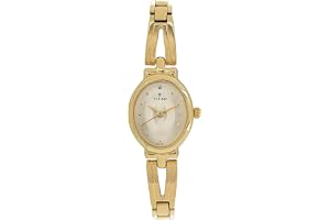 Titan Karishma Revive Analog Champagne Dial Women's Watch-NM2594YM01 / NL2594YM01