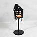 Produktbild Bluelover Kandelaber Kerze Halter Kerze Retro Haus Eisen Kunst Home Candle-Light Dinner Dekor-schwarz