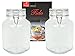 Produktbild 2er Set Einmachglas Bügelverschluss Original Fido 2,0L incl. Bormioli Rezeptheft