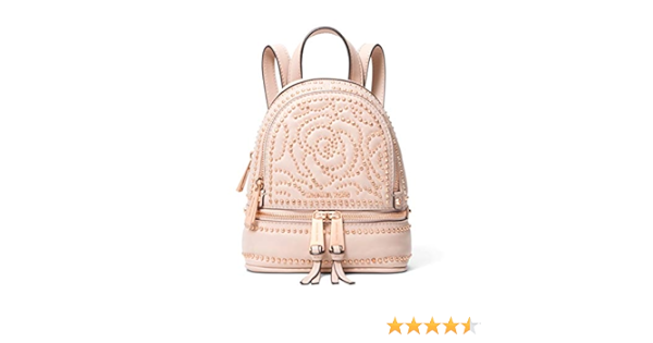 small rose studded leather camera bag