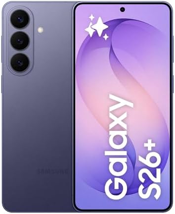 Samsung Galaxy S26+ Smartphone AI, 512GB, 3 anni di Garanzia, Processore Avanzato, Assistente Foto, Creative Studio, Camera 50 MP, 4900 mAh, Cobalt Violet [Versione italiana]