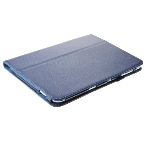 Design Tab3 10 1 Standtasche f  r SAMSUNG GALAXY TAB 3 P5200 P5210 P5220 H  lle Etui Tasche Case ULTRASLIM  Dunkelblau 