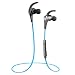 Produktbild Bluetooth Kopfhörer, SoundPEATS QY8 Bluetooth 4.1 drahtloser Sport-Kopfhörer mit Geräuschunterdrückung, schweißbeständiger Kopfhörer APT-X / Mic für iPhone, Samsung Galaxy und andere Android-Handys (schwarz)
