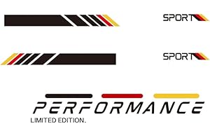 JJ LMS adesivi auto - adesivi auto tuning - PACK 5 adesivi per auto - vinile auto (ALEMANIA)