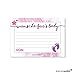 Produktbild 40 Baby Wunsch-Karten I dv_150 I DIN A7 I Set Baby-Party rosa lila Mädchen Girl Invitations Spiele