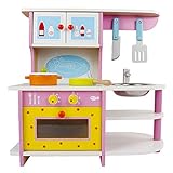 Imagina que eres un pequeño chef - ¡el juego Kitchen Play es perfecto para la primera cocina de tu hijo! Incluye una variedad de utensilios de cocina y taquilla, horno, fregadero. Dimensión: 45.5 * 22.5 * 45 cm.