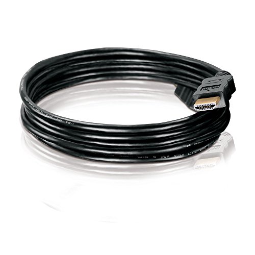 HDSupply X-HC000-030E High Speed HDMI Kabel mit Ethernet, HDMI-A Stecker (19-polig) auf HDMI-A Stecker (19-polig), 2-fach geschirmt, vergoldete Kontakte, 3,0m, schwarz - 4