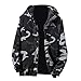 Produktbild Sannysis Herren Slim Fit Pullover Herbst Winter Reißverschluss Casual Langarm Tasche Sport Hoodies Jacke Mantel Funktionsjacke Freizeitjacke