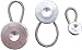 Medipaq® Trouser, Jeans, Skirt, Waist, Coat & Shirt Collar BUTTON EXTENDERS x3 (1 Small + 1 Medium + 1 Large)
