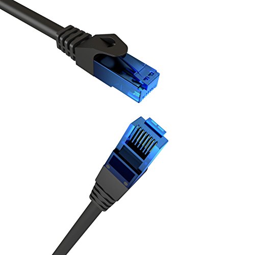 KabelDirekt 3m Cat6 Ethernet Gigabit LAN Netzwerkkabel (RJ45), UTP, abwärtskompatibel (Cat5, Cat5e), schwarz – TOP Series - 4
