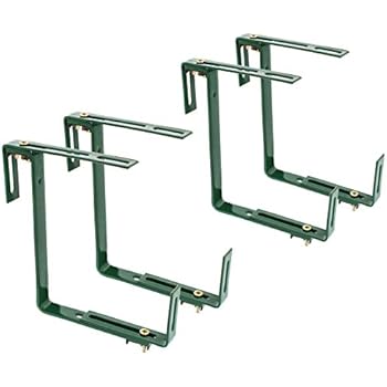 SUPPORTO FIORIERA TERRA 3-fach Regolabile Piante Fiori Fioriera Balcone