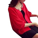 iHENGH Damen Herbst Winter Übergangs Warm Bequem Slim Mantel Lässig Stilvoll Frauen Langarm Solid Sweatshirt Pullover Tops Bluse Shirt