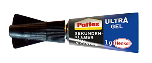 Pattex Sekundenkleber Gel Mini Trio / Lösungsmittelfreier Gel-Kleber / Transparent, tropffrei und wasserfest / 3 x 1g - 2
