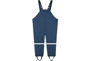 SEVEN BB Garçons Filles Pantalon Veste de Pluie Enfants PU Imperméable sur Pantalon Tout-Petit Manteau Imperméable Filles Pantalon de Pluie Garçons Vêtements de Pluie 18 Mois-8 Ans