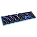 Produktbild Ducky One Gaming Cherry MX Black USB Deutsch Blau kabelgebunden - Tastatur - USB, DKON1508S-ADEADABB2