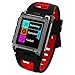 Produktbild OOLIFENG Multisport-GPS-Uhr, Wasserdicht IP68 GPS-Smartwatch, Mit Eingebauten Pulsmesser, Barometer, Höhenmesser, Kompass Für Android und Ios,Red