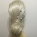 Bride Boutique Bridal Wedding Prom Pearl Hair Coils Swirls Spirals Twists Springs Pins