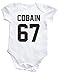HippoWarehouse cobain 67 baby vest boys girls