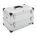 Produktbild anndora® Werkzeugkoffer Silber 22 Liter Angelkoffer Etagenkoffer 2 Etagen