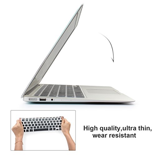 Batianda 13,3 Zoll MacBook Air Hülle,Dream Catcher Plastik Hartschale Schutzhülle Case für MacBook Air 13 (A1466/A1369) und Tastatur Abdeckung,Grau - 7
